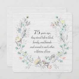 Convite Terra do 75.º Aniversário sobre Madeira