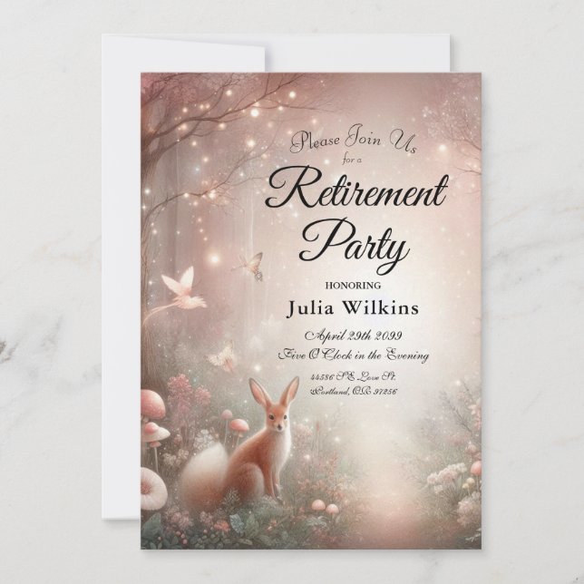 Convite Terra Luminosa do reino de Sparkle e Bloom (Frente)