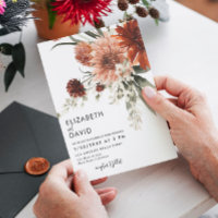 Terracotta Bohemian Floral Wedding