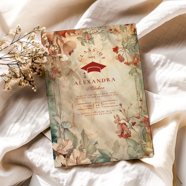 Convite Terracotta Festa de formatura (Criador carregado)