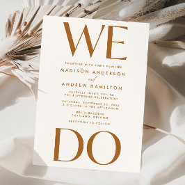 Convite Terracotta, Tipografia Moderna, Casamos