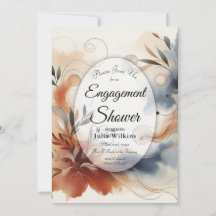 Terracotta Twilight e Marinho Blooms Noivado