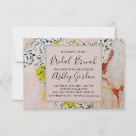 Convite Terrazzo e Bridal Botânica Brunch