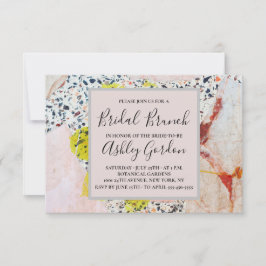 Convite Terrazzo e Brunch Nupcial Botânico