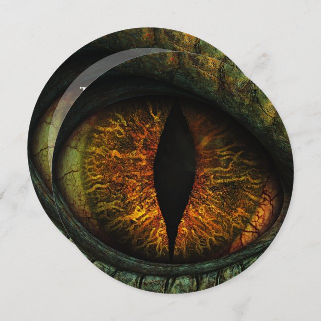 Convite 🦖 Terrível Bash Halloween (Frente/Verso)