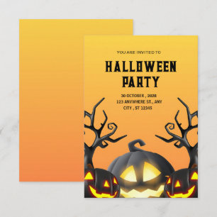Convite Terrível Hilário: Um Hunt de Halloween