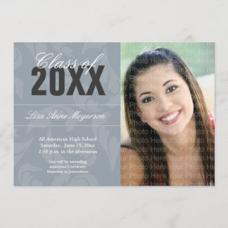 Convite Teste padrão elegante das ondas: Prata