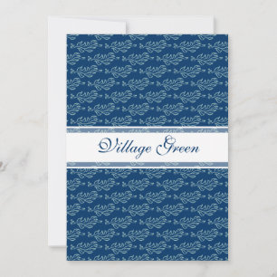 Convite Teste padrão frondoso elegante das artes e dos