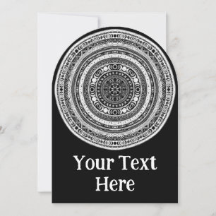 Convite Testemunha de Lua Tripla de Mandala