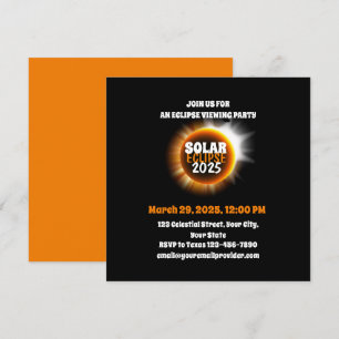 Convite Testemunhando o Total Solar Eclipse 3/29/2025 EUA