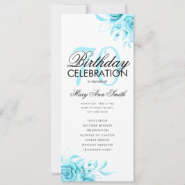 Convite Teto do Programa de Aniversário do Floral 70 com M