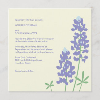 Convite Texas BlueBonnets