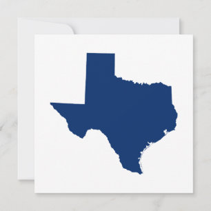Convite Texas em Azul