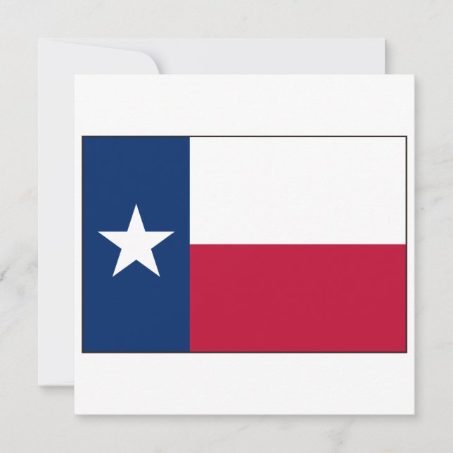 Convite Texas Flag (Frente)
