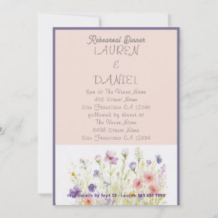 Convite Texto Minimalista do PAPEL Código QR Casamento Flo
