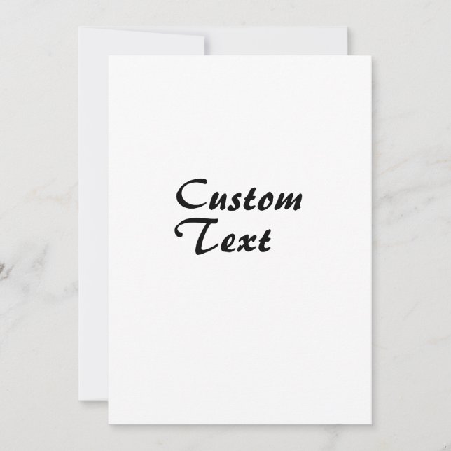 Convite Texto Personalizado do Nome (Frente)