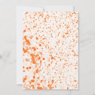 Convite Textura Mancha - Laranja