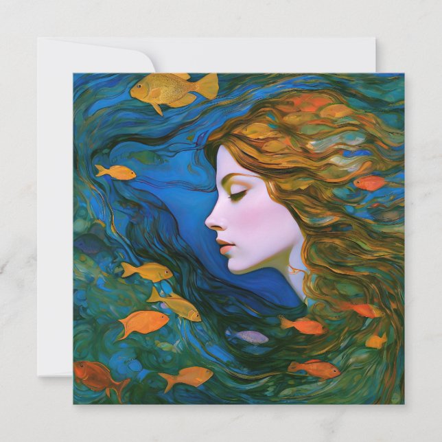 Convite "Thalassa" - Mulheres Na Água (Frente)