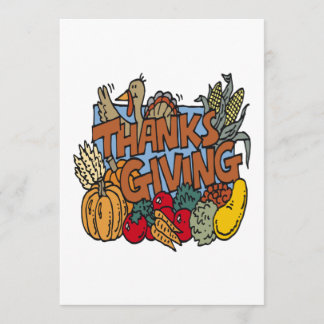 Convite Thanksgiving