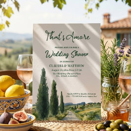 Convite That's Amore Italian View Wedding Shower