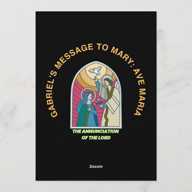 Convite The Annunciation of the Lord (Verso)