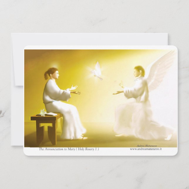 Convite The Annunciation to Mary (Frente)