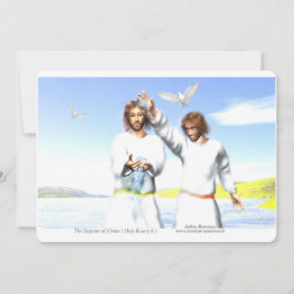Convite The Baptism of Christ