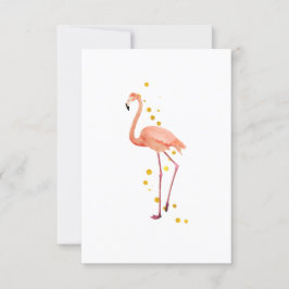 Convite The elegant flamingo