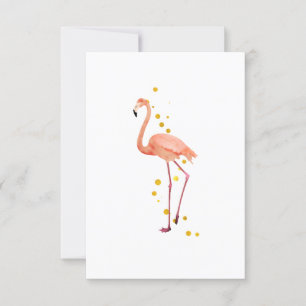 Convite The elegant flamingo