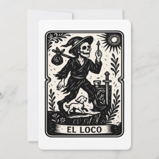 Convite The Fool Tarot Card Art Print