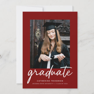 Convite The Graduate Announcement