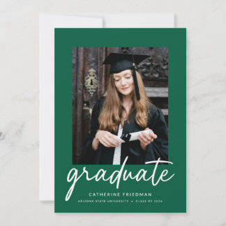 Convite The Graduate Announcement