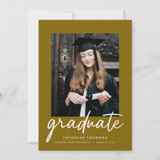Convite The Graduate Announcement