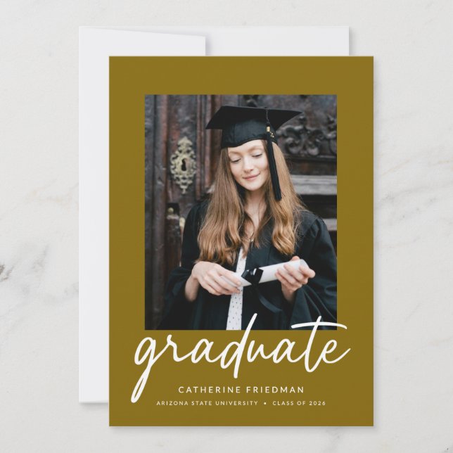 Convite The Graduate Announcement (Frente)