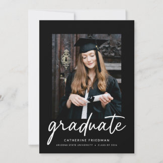Convite The Graduate Announcement