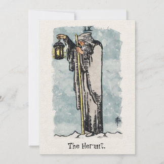 Convite The Hermit Tarot Card Painting