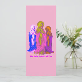 Convite The Holy Trinity of Pop Vierges Marie Multicolores