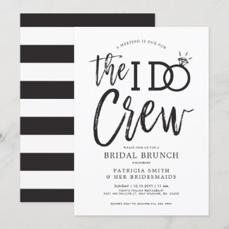 Convite The I Do Crew | Brunch da Equipe da Noiva