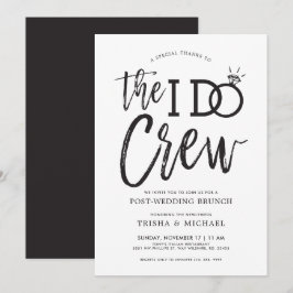 Convite The I Do Crew | Brunch Pós-Casamento