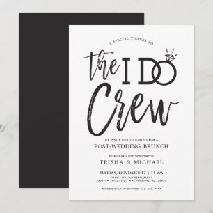 Convite The I Do Crew   Brunch Pós-Casamento