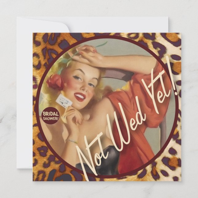 Convite The Kitsch Bitsch : Ainda Não A Wed! (Frente)