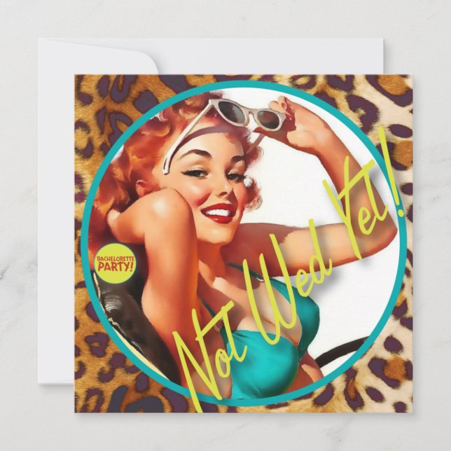 Convite The Kitsch Bitsch : Ainda Não A Wed! (Frente)