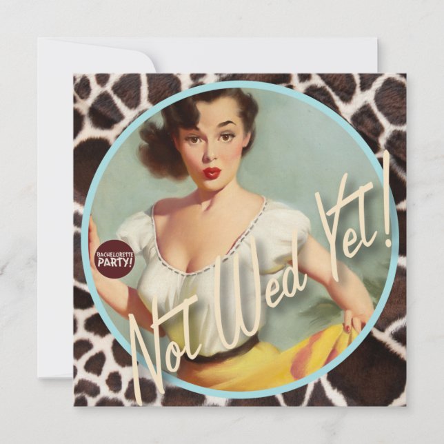 Convite The Kitsch Bitsch : Ainda Não A Wed! (Frente)