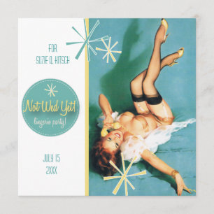 Convite The Kitsch Bitsch : Ainda Não A Wed! Partido da Fu