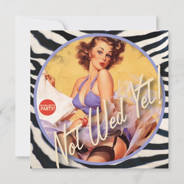 Convite The Kitsch Bitsch : Ainda Não Casamos! (Frente)