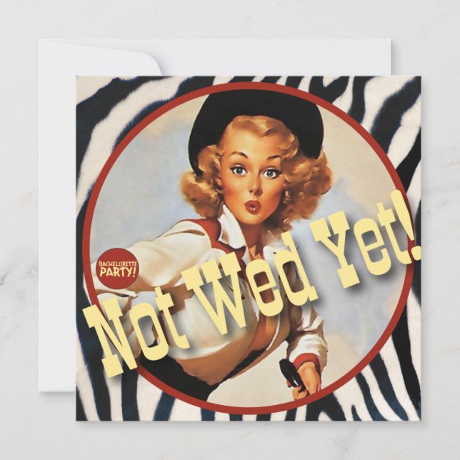 Convite The Kitsch Bitsch : Cowgirl Ainda Não Quis! (Frente)