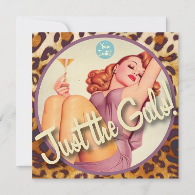 Convite The Kitsch Bitsch : Só As Garotas! (Frente)