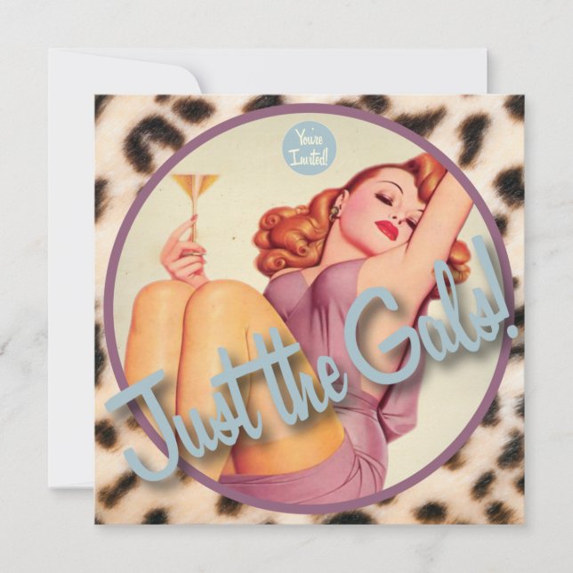 Convite The Kitsch Bitsch : Só As Garotas! (Frente)