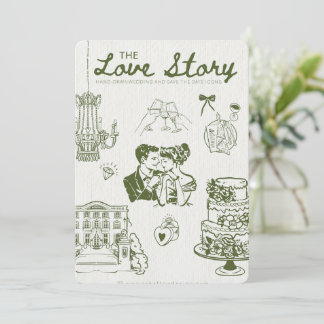 Convite 💍the love story invitation