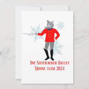 Convite The Nutcracker - Mouse Team 2024